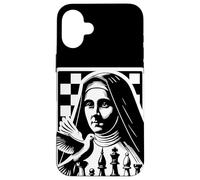 Sainte Thérèse d'Avila Catholique Patron Pièces d'échecs Coque pour iPhone 16 Plus