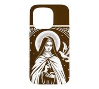 Sainte Thérèse d'Avila Château intérieur Saint Patron catholique Coque pour iPhone 15 Pro