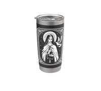 Sainte Thérèse d'Avila Château intérieur Saint patron catholique Gobelet isotherme en acier inoxydable double paroi