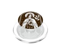 Sainte Thérèse d'Avila Château intérieur Saint Patron catholique PopSockets PopGrip pour MagSafe