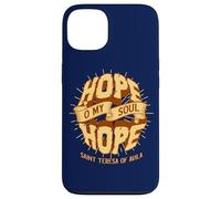 Sainte Thérèse d'Avila Citations Hope O My Soul Catholic Saint Coque pour iPhone 13