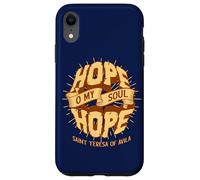 Sainte Thérèse d'Avila Citations Hope O My Soul Catholic Saint Coque pour iPhone XR