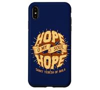Sainte Thérèse d'Avila Citations Hope O My Soul Catholic Saint Coque pour iPhone XS Max