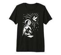 Sainte Thérèse d'Avila Confirmation Catholiques Saint-Esprit T-Shirt Haut de Gamme