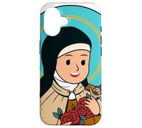 Sainte Thérèse de Lisieux Enfants Petite Fleur Catholique Sainte Âme Coque pour iPhone 16