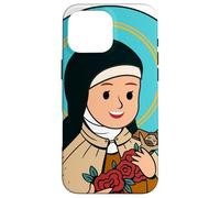 Sainte Thérèse de Lisieux Enfants Petite Fleur Catholique Sainte Âme Coque pour iPhone 16 Pro Max