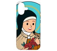 Sainte Thérèse de Lisieux Enfants Petite Fleur Catholique Sainte Âme Coque pour iPhone 17