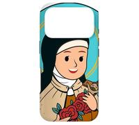 Sainte Thérèse de Lisieux Enfants Petite Fleur Catholique Sainte Âme Coque pour iPhone 17 Pro