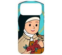 Sainte Thérèse de Lisieux Enfants Petite Fleur Catholique Sainte Âme Coque pour iPhone 17 Pro Max