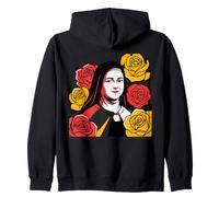 Sainte Thérèse de Lisieux La Petite Fleur Sainte Catholique Sainte Sweat à Capuche