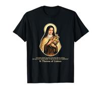 Sainte Thérèse de Lisieux Petite Fleur Carmélite France T-Shirt
