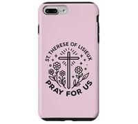 Sainte Thérèse de Lisieux Priez pour Nous, Femmes catholiques Coque pour iPhone 7 Plus/8 Plus