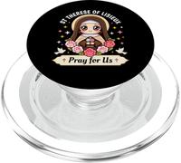 Sainte Thérèse de Lisieux Priez pour Nous Roses catholiques pour Enfants PopSockets PopGrip pour MagSafe