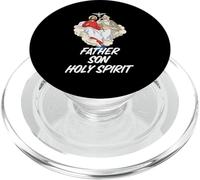 Sainte Trinité Père Fils et Saint Esprit catholique PopSockets PopGrip pour MagSafe