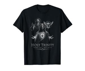 Sainte Trinité Père Fils Saint Sacré Chrétien Cœur T-Shirt