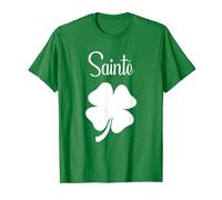 Sainté Vert Saint Étienne J'aime ma Ville Habitant Cadeau T-Shirt