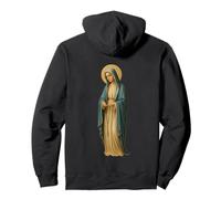 Sainte Vierge Catholique Mère Marie avec Rosaire Sweat à Capuche