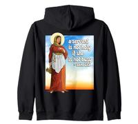 Sainte Zita Patron catholique Serveuse, Serveuse et maître des clés perdues Sweat à Capuche