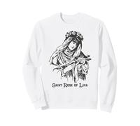Saints catholiques Saints Saints Saints Saints Vintage Patron de Saint Jardins Sweatshirt
