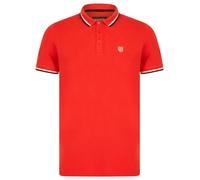 Saints Cotton Pique Polo Shirt in Cayenne - Kensington Eastside - XL