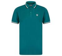 Saints Cotton Pique Polo Shirt in Colonial Blue - Kensington Eastside - L