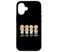 Saints du Pape catholique Enfants Foi Sainte Coque pour iPhone 16