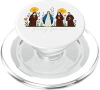 Saints Floraux - Sainte Thérèse, Sainte Marie, St François Assise PopSockets PopGrip pour MagSafe