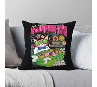 Saints Row Prof. Genki's Mind Over Murder Taie d'oreiller carrée en polyester et lin velours Décoration créative Taie d'oreiller Housse de lit