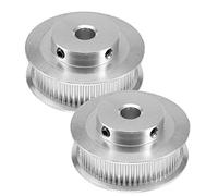 Saipor 2PCS GT2 Poulies de Courroie Alliage d'aluminium GT2 Poulie de Courroie de Distribution Poulie à Dent pour Imprimante 3D Courroie de Distribution 6 mm Largeur Ceinture (60 Dents 5 mm Alésage)