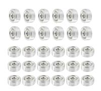 Saipor 30pcs 623ZZ Roulements à Billes Acier Carbone Mini Bearing Double Blindage Miniature Deep Groove 623 ZZ Ball Bearings pour les Roulements d'imprimantes 3D (3 x 10 x 4 mm)