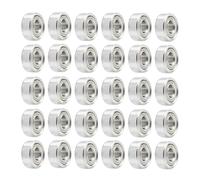 Saipor 30Pcs 693ZZ Mini Roulements à Billes Acier Carbone 693 ZZ Bearings Double Blindage Miniature Deep Groove Ball Bearings pour Imprimante 3D Roues Patins À Rouleaux (3 x 8 x 4 mm)