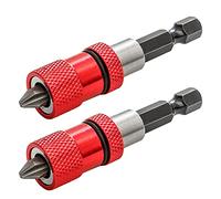 Saipor Lot de 2 porte-embouts à changement rapide pour cloisons sèches - Support magnétique de 1/4" - Pour cloison sèche