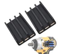 Saipor Lot de 2 porte-embouts magnétiques pour visseuse à percussion et visseuse sans fil, adhésif 3M pour fixation sur la visseuse à percussion sans fil, porte-embout sur le côté de la perceuse à