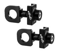 Saipor Lot de 2 tendeurs de chaîne de vélo en alliage d'aluminium - Tendeur de chaîne de vélo - 10 mm - Idéal pour BMX Fixie Bike à une vitesse