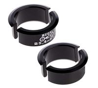 Saipor Lot de 4 adaptateurs de guidon de vélo - Rondelles d'espacement en alliage d'aluminium - Pour VTT (25,4 mm à 31,8 mm)