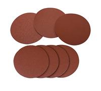 Saipor Lot de 70 disques de ponçage PSA de 12,7 cm, sans trou, auto-adhésifs, en oxyde d'aluminium, grain 80/100/120/150/180/240/400