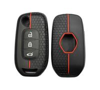 SAIQIAFC Coque Clé de Voiture Silicone TPU pour clé de Voiture pour Renault Two-Button Folding Pattern Hollow Key Cover Étui pour clé de Voiture-A