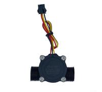 Saishenger HZ21WA Débitmètre à capteur d'eau, portée de 1 à 30 L/min, indice IP67, principe effet Hall, nylon + fibre de verre renforcé pour une durabilité et une étanchéité