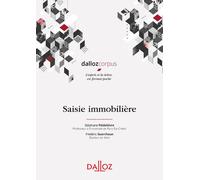 Saisie immobilière - Stéphane Piedelièvre - Dalloz - broché - Etude