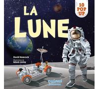 Saisissants pop up - Lune - David Hawcock - Nuinui Jeunesse - cartonné - Document jeunesse