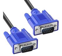 Saisn Câble VGA vers VGA mâle, Adaptateur VGA, Câble VGA HD15 mâle vers mâle pour TV, Projecteurs, Écrans, 1 m