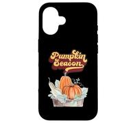 Saison des citrouilles, Bonjour Automne, Feuilles d'automne, Ambiance d'automne et d'automne Coque pour iPhone 16