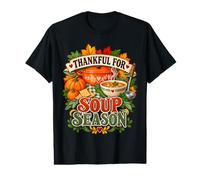 Saison des soupes Automne Cuisine Récolte de Citrouille T-Shirt Graphique avec Valeur
