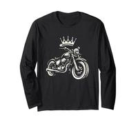 Saison moto cool avec ce costume de couronne d'équitation Manche Longue
