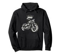 Saison moto cool avec ce costume de couronne d'équitation Sweat à Capuche