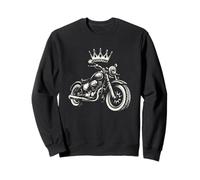 Saison moto cool avec ce costume de couronne d'équitation Sweatshirt