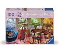 Ravensburger - Puzzle Adulte - 100 pièces - Bien être & Puzzle - Musique - Pièces Plus épaisses, Grand modèle d'image et Support Inclus - Puzzle de qualité supérieure fabriqué en Europe - 12001366