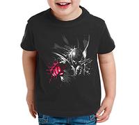Sait Fly Saitama Camiseta pour Enfants Saitama Punch One Anime Manga, Kinder T-Shirt Größe:152-164 (12-14 Ans), Kinder Farben:Noir
