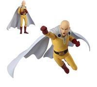 Saitama Figurine d'anime One Punch Man 15 cm avec partie interchangeable et articulations mobiles pour cadeau