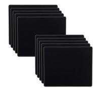 SAITECH IT Lot de 10 Tapis de Souris en Caoutchouc antidérapant 2 mm d'épaisseur Noir 1030